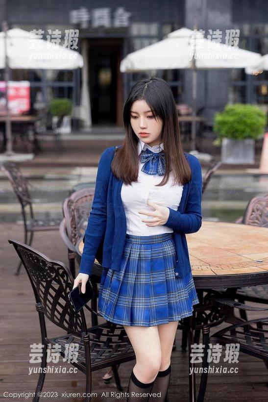 Xiuren秀人网 - JK写真也能玩无圣光，刘婷婷太会撩了吧！