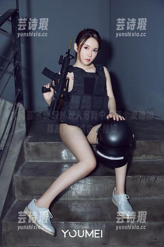 尤蜜荟-黄乐然 尤蜜荟 - 黄乐然双人写真中,两个灵魂的舞蹈,一点也不稚嫩